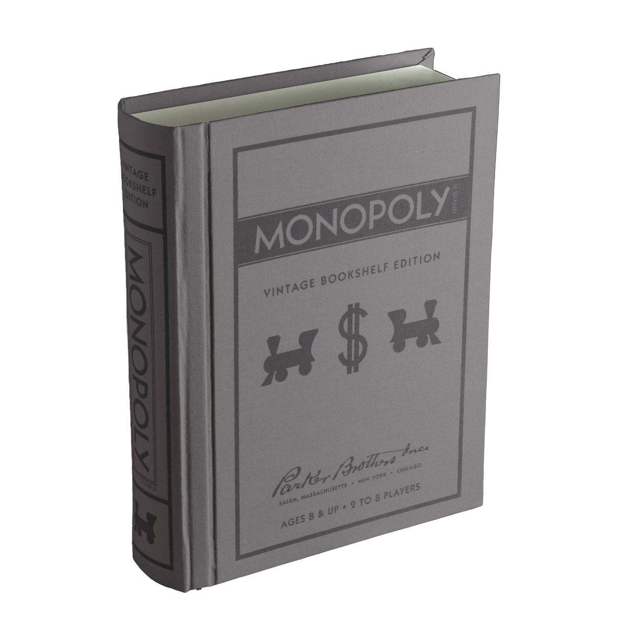 Monopoly Blue book shops bookshelf limited edition game