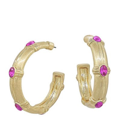 Tessa Colored Hoops