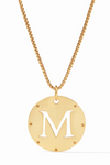 Monogram Pendant Necklace-M